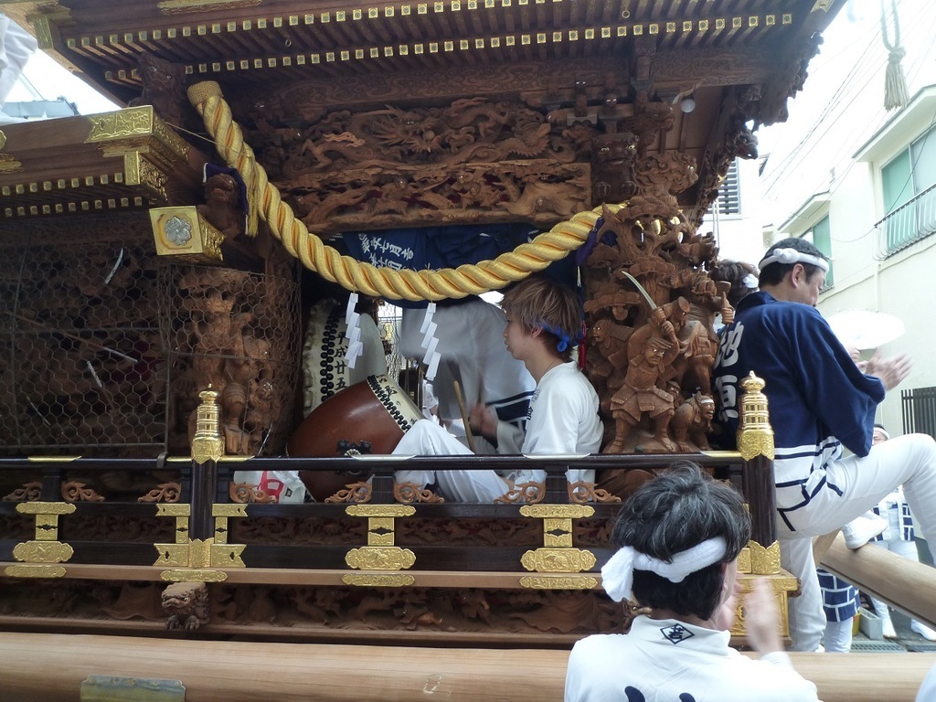 夏祭り 野田恵美須神社 旅行と習字を楽しむ